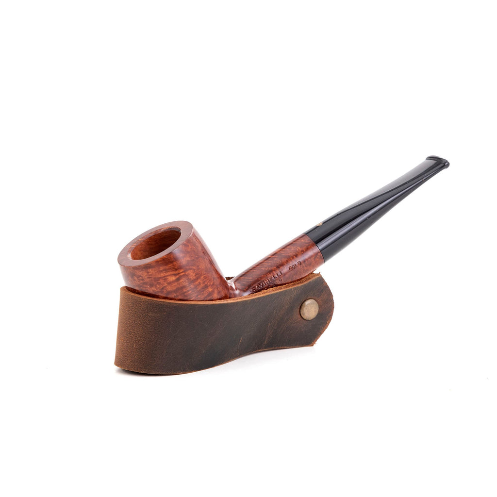 Leather Pipe Stand, Handmade Pipe Holder for Standard Size Pipes, Groomsmen Gifts, Best Man Gift, Gifts for Him, Gift for her