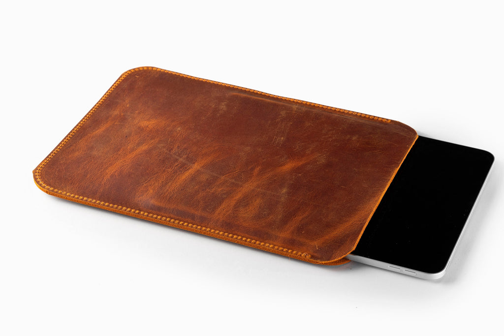 Leather Samsung Sleeve, Handmade Tablet Case for Samsung Galaxy Tab S6 Lite, Christmas Gift