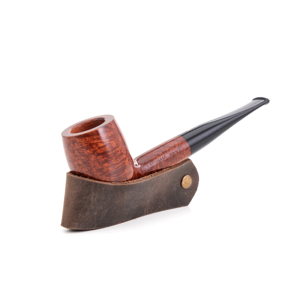 Leather Pipe Stand: Handmade 7-Piece Pipe Holders for Standard Size Pipes