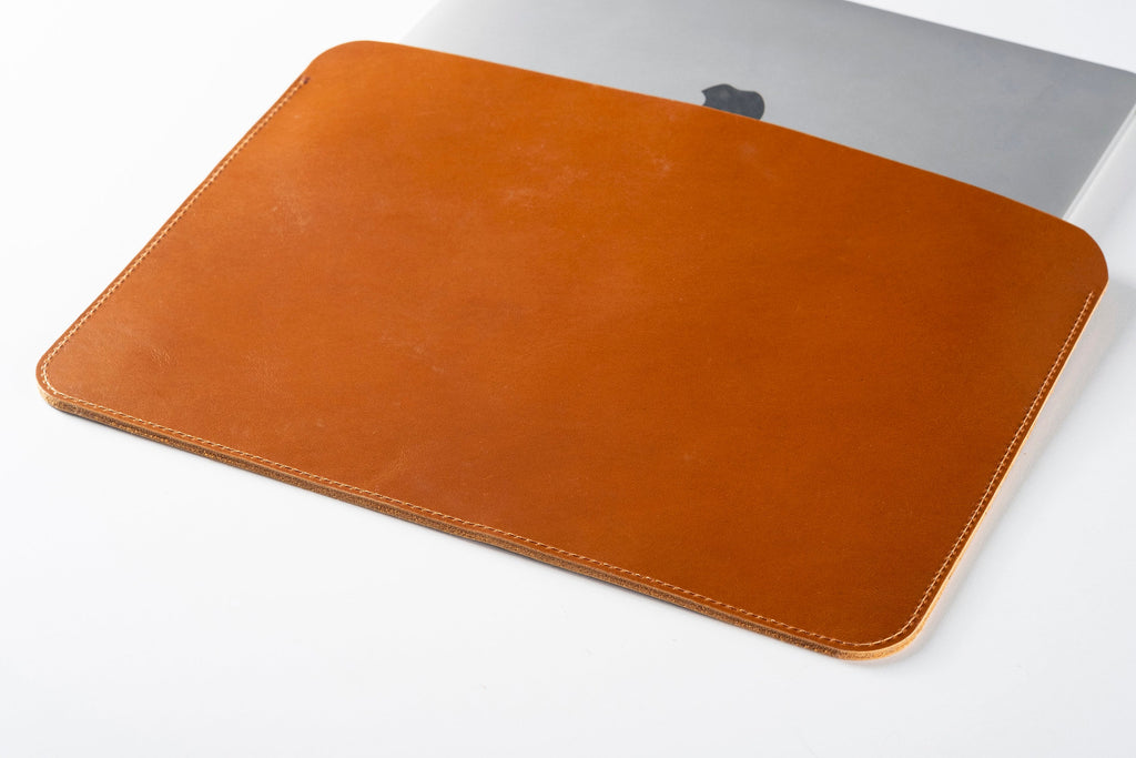 Leather Laptop Sleeve, Slim Leather Sleeve Bag for MacBook Air 15” 2023, MacBook Pro 15 inch 2017, Pro 15 inch 2018, Pro 15 inch 2019