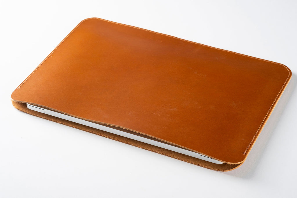 Handmade Leather Laptop Sleeve for HP Envy 17"