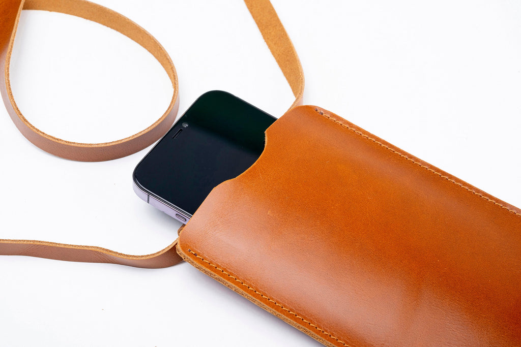 Leather iPhone Pro Max Case, iPhone 15&16 Pro Case, Handmade iPhone 14 Sleeve Bag, iPhone 16 Pro Max Case, iPhone 14 pro Case, Customizable