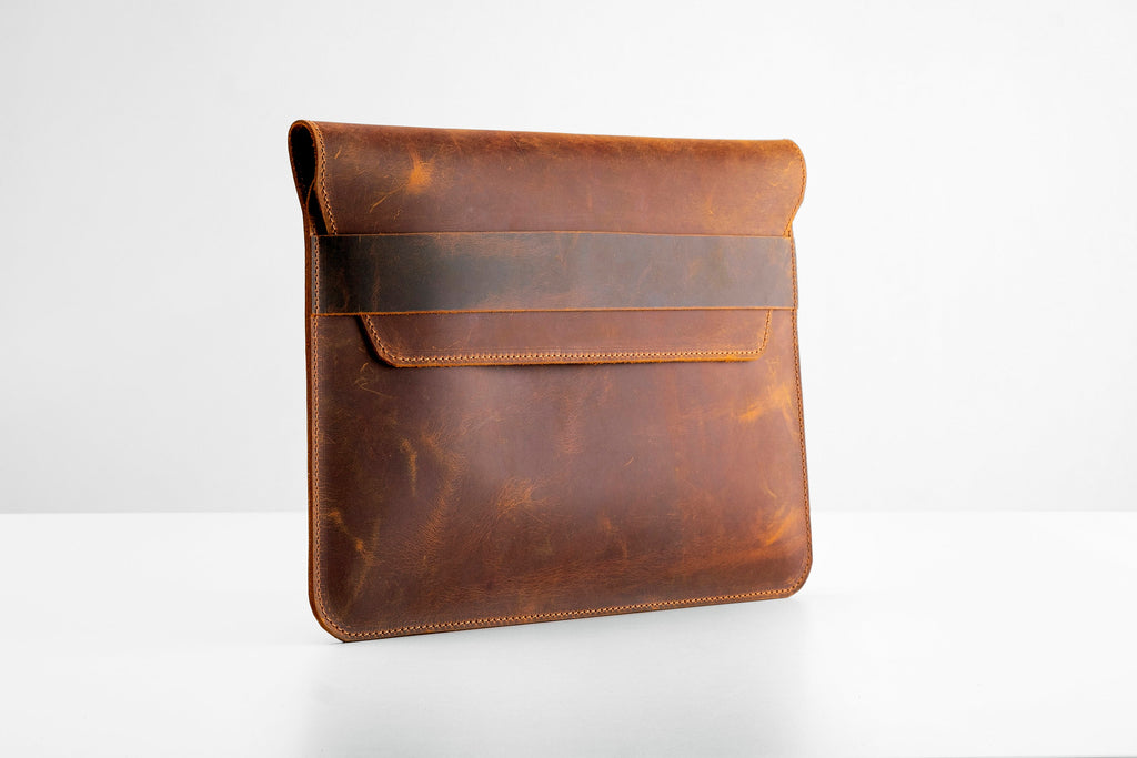 Leather Laptop Case: Handmade Luxury Envelope Cover For All Laptop Models and Sizes