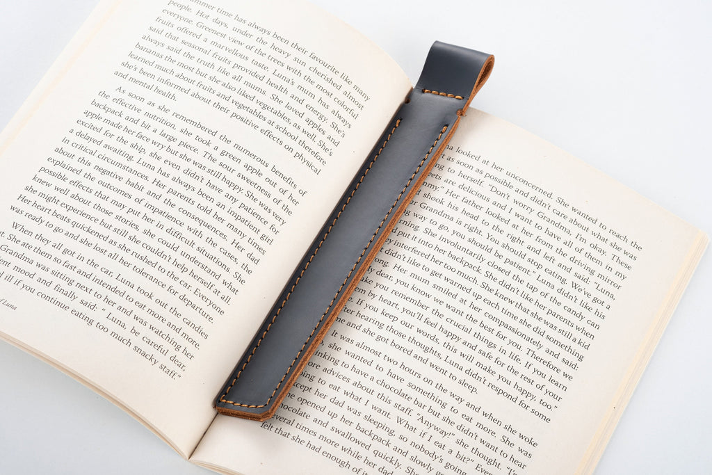 Leather Bookmark: Handmade Stitched Bookmarks