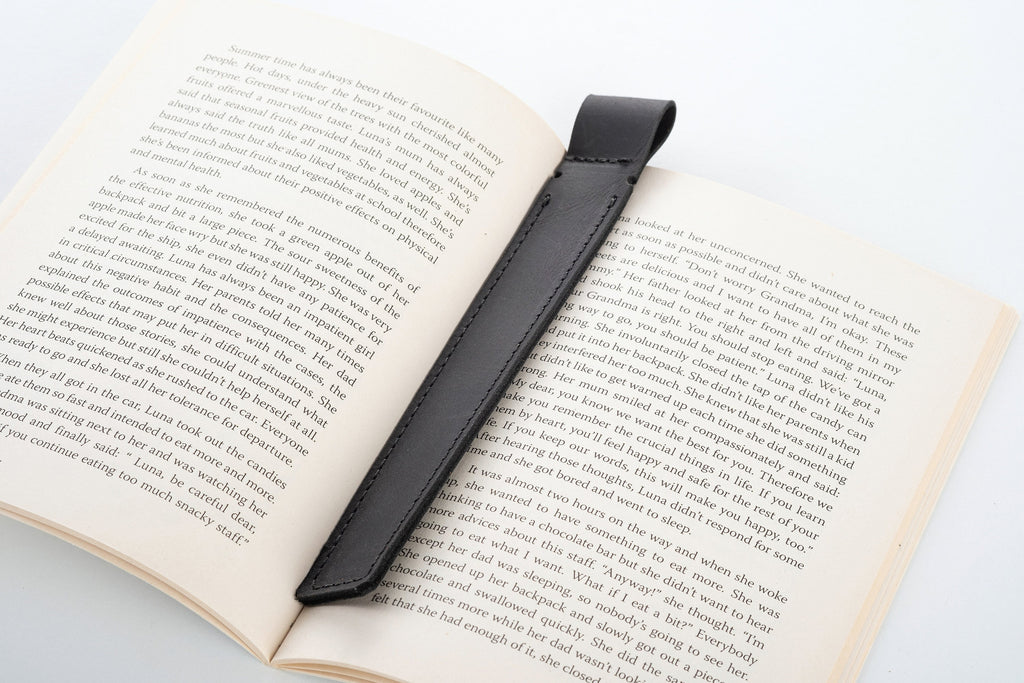 Leather Bookmark: Handmade Stitched Bookmarks