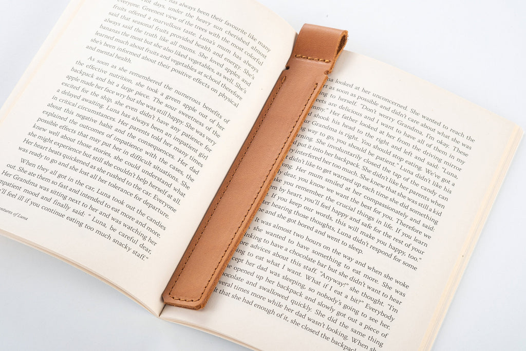 Leather Bookmark: Handmade Stitched Bookmarks