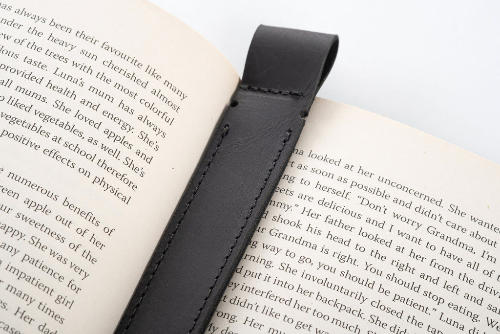 Leather Bookmark: Handmade Stitched Bookmarks