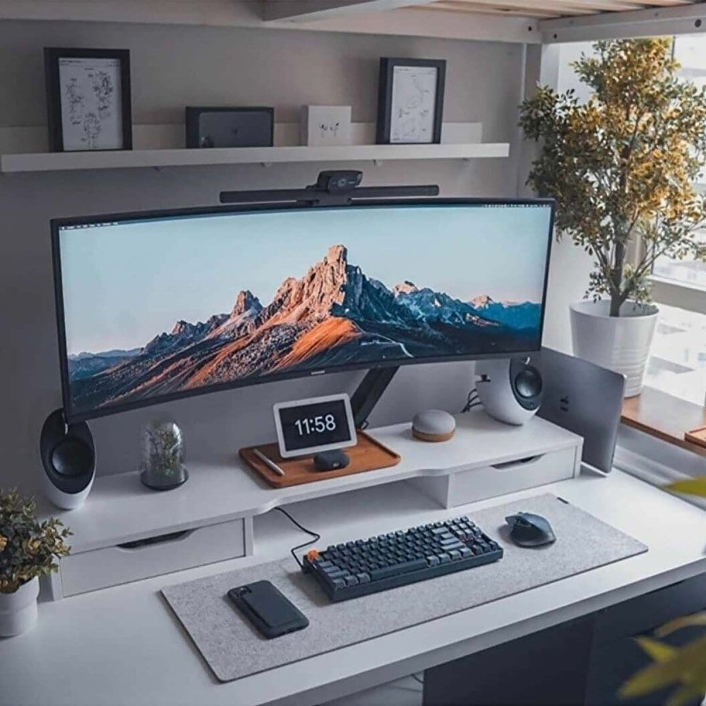 Custom Felt Desk Mat, Gamers Desk Mat, 100% Polyester felt, Keyboard Pad, Large Desk Pad, Home Office, Desk Accessories