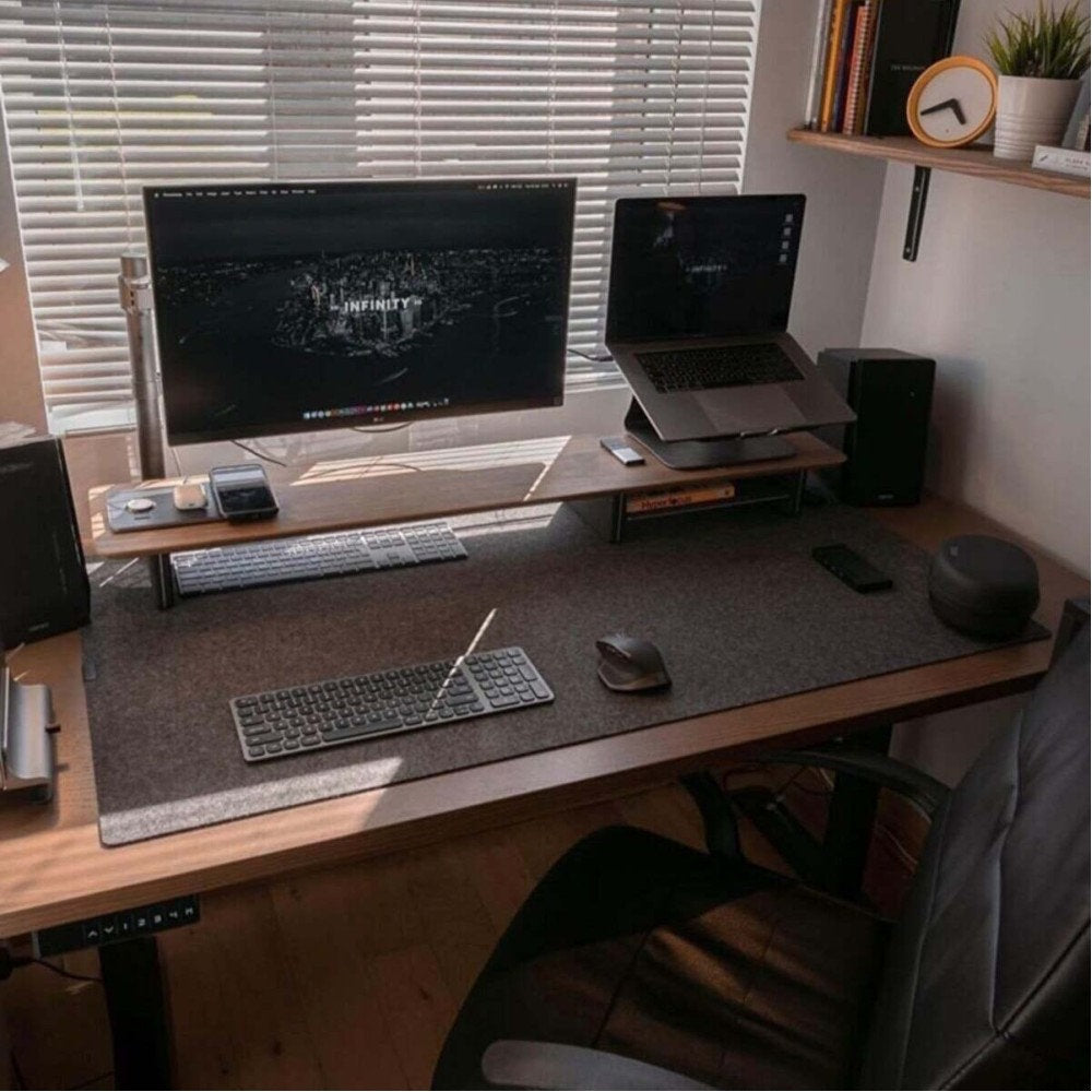 Felt Desk Mat, Gamers Desk Mat, Custom Polyester felt, Mouse Pad, Extra Large Desk Pad, Home Office, Desk Accessories