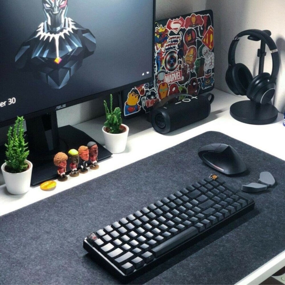 Felt Desk Mat, Personalized Gamers Desk Mat, 100% Polyester felt, Mouse Pad, Large Desk Pad, Home Office, Desk Accessories