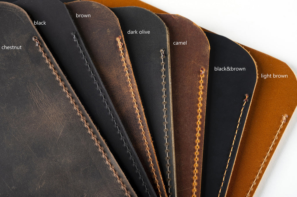 Leather Pipe Pouch Full Set: Handmade 1-Pipe Rollup Bag Complete Set For The Pipe Smoker