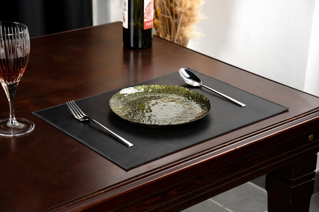 Vegetable Tanned Leather Placemats (16x11.8")