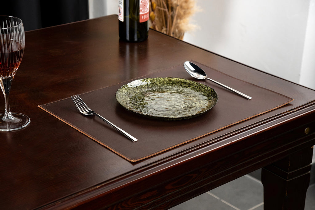 Vegetable Tanned Leather Placemats (16x11.8")