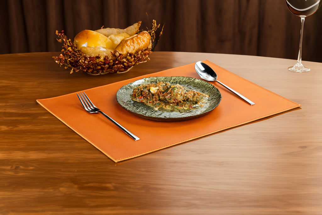 Vegetable Tanned Leather Placemats (16x11.8")