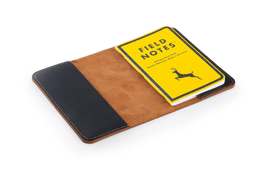 Handmade Distressed Leather Moleskin Cahier Cover (7.5" x 9.5")