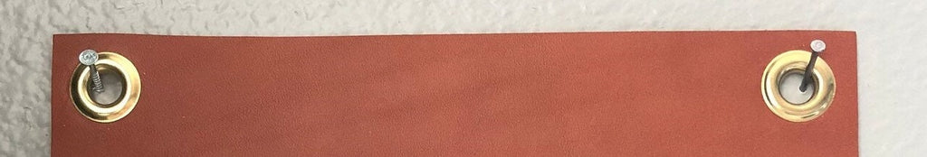 Leather Wall Organizer For Magazines, Laptops, Tablets: Hanging Storage for Home Decor