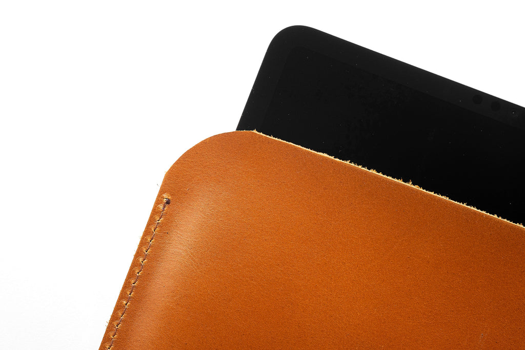 Handmade Leather Magic Trackpad Sleeve: Tech Accessory Case