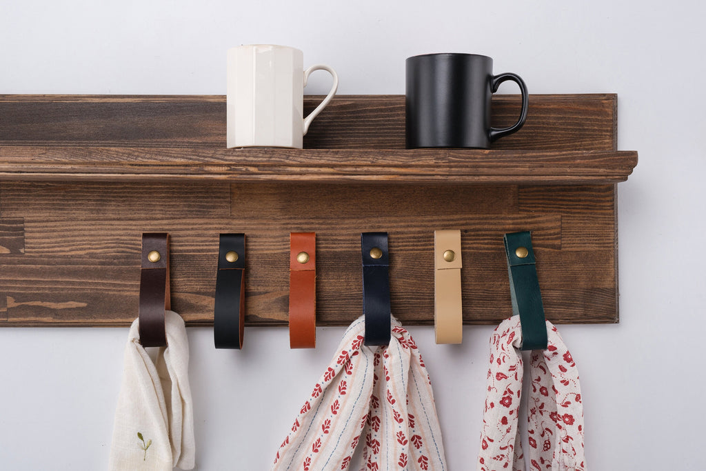 Handmade Leather Wall Hanging Strap: 2.6 mm Vegetable Tanned Leather