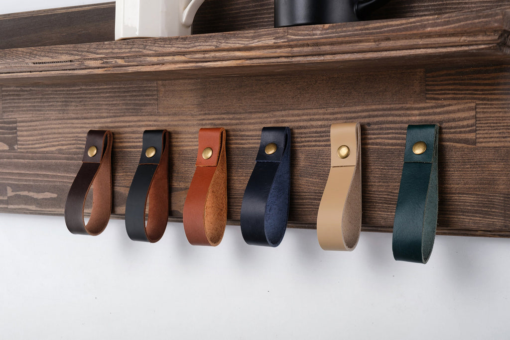 Handmade Leather Wall Hanging Strap: 2.6 mm Vegetable Tanned Leather