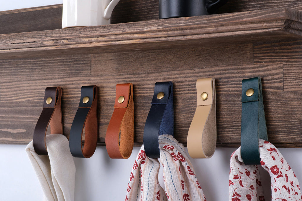 Handmade Leather Wall Hanging Strap: 2.6 mm Vegetable Tanned Leather