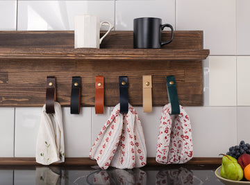 Premium Leather Wall Strap, Handmade Strap Hanger, Home Decor, 2.6 mm Vegetable Tanned Leather Wall Hook, Personalized Curtain Rod Holder
