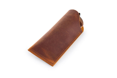 Leather Glasses Case: Handmade Personalized Eyeglass Cover