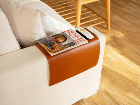 Leather Sofa Armrest Cover: Handmade Personalized Furniture Protector