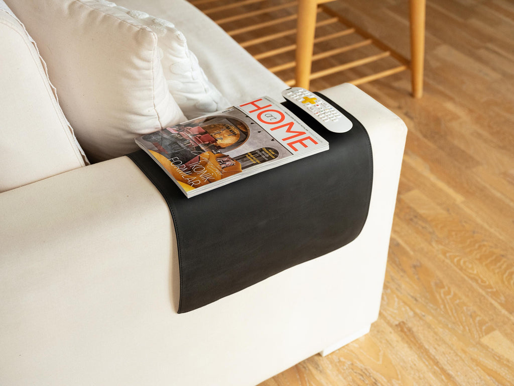 Leather Sofa Armrest Cover: Handmade Personalized Furniture Protector