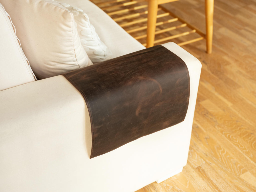 Leather Sofa Armrest Cover: Handmade Furniture Protector
