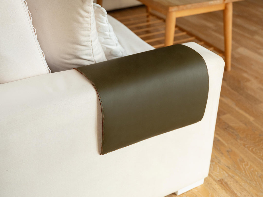 Leather Sofa Armrest Cover: Handmade Furniture Protector