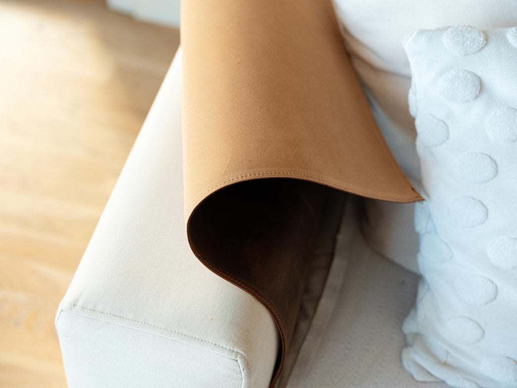 Leather Sofa Armrest Cover: Handmade Furniture Protector