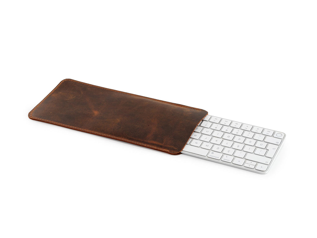Leather Case For Apple Magic Keyboard, Apple Wireless Keyboard Sleeve, Apple Keyboard Handmade Leather Case, Apple Keyboard Touch ID Cover