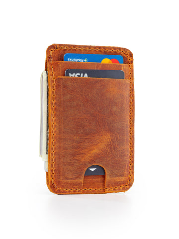 Leather Card Wallet, Handmade Front Pocket Wallet, Personalized Leather Mini Wallet, Pocketsize 2/4/6-Card Holder Minimalist Wallet