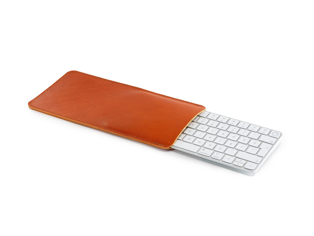 Handmade Vegetable Tanned Leather Keyboard Sleeve: Luxury Cover