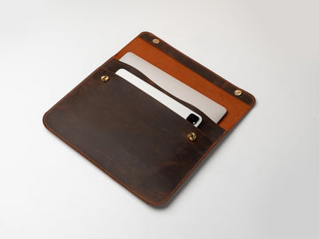 Distressed Leather Laptop & Tablet Case, Laptop Bag, Portfolio Cover, Handmade Laptop and Tablet Sleeve Suitable for All Models and Sizes