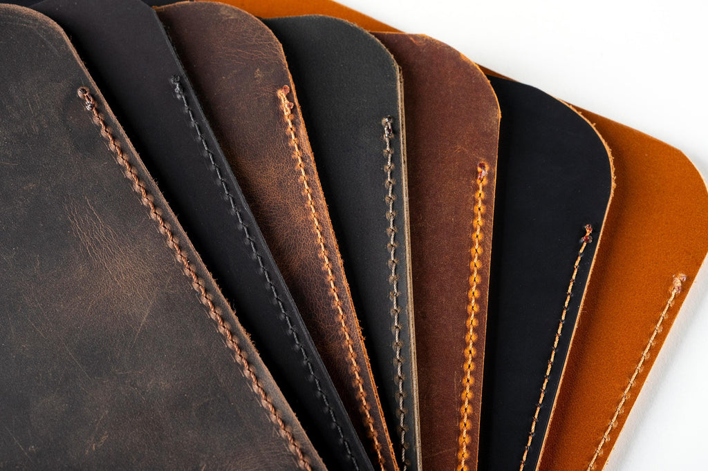 Distressed Leather Messenger Bag: Handmade Personalized Laptop Briefcase