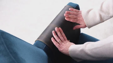 Leather Sofa Armrest Organizer, Handmade Couch Caddy with 3 Pockets For Magazines, Tablets, Remote Controls, Books and Accessories